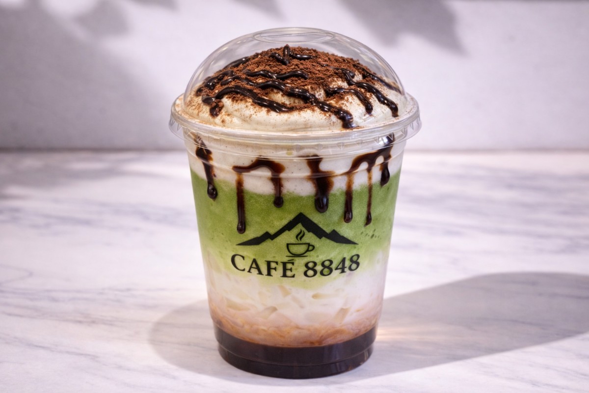 Chocolate Drizzle Tiramisu Matcha
